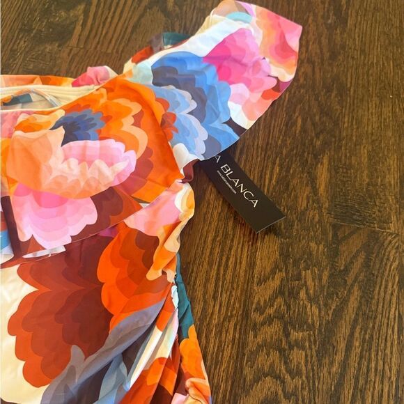 NWT La Blanca off shoulder one piece - Picture 5 of 7